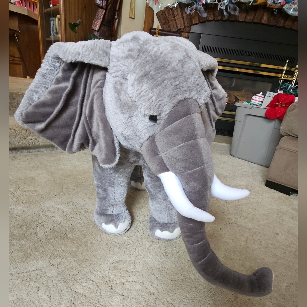 Stuffed Large Elephant